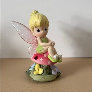 Light up Precious Moments Tinker Bell July Birthstone Figure